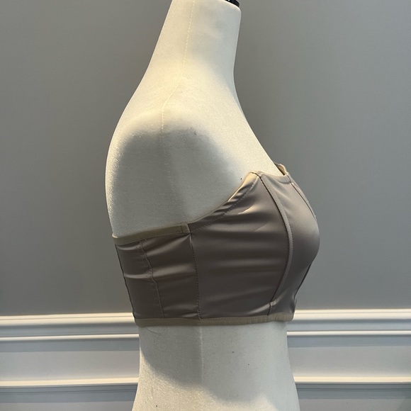 Garage bustier champagne colour size xs zipper in back new never worn - Picture 4 of 4